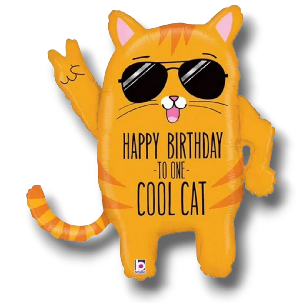 Globo 26" Cool Cat Birthday C/1