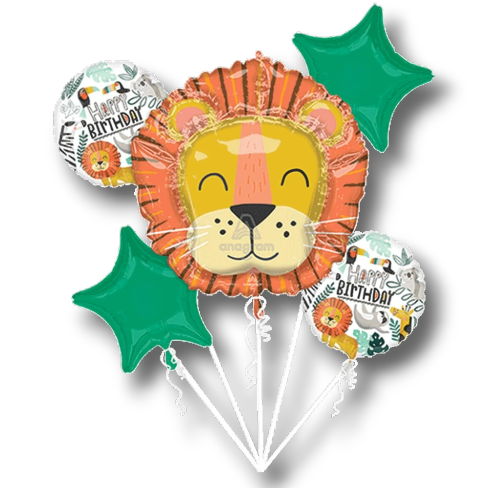 Balloon Bouquet Birthday Wild C/5