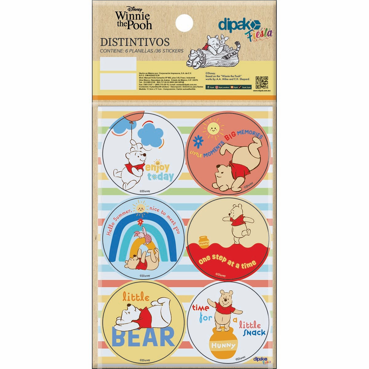 Distintivo Winnie Pooh C/6