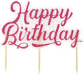 Happy Birthday Pink Candle (1 Count)