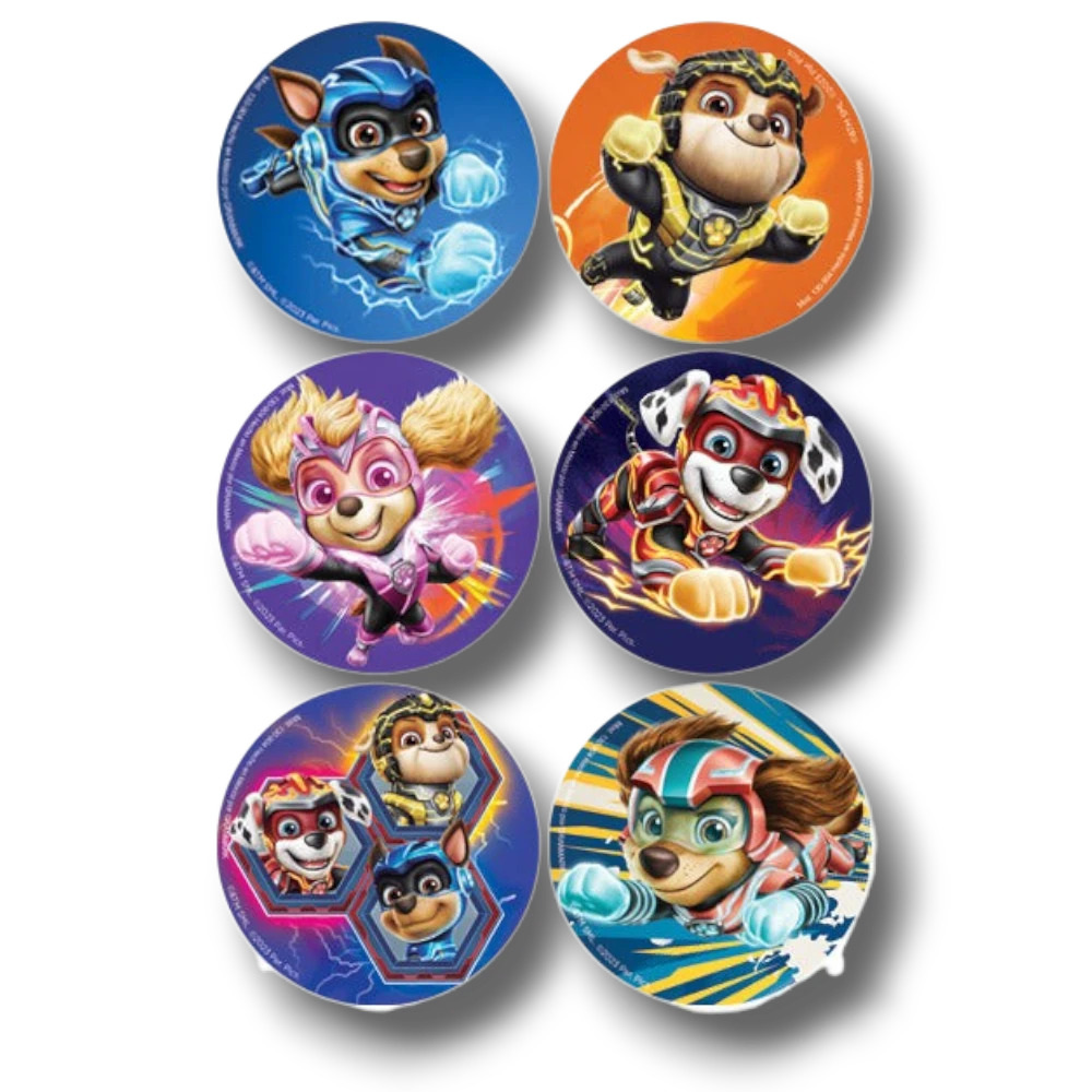 Distintivos Paw Patrol Movie c/24