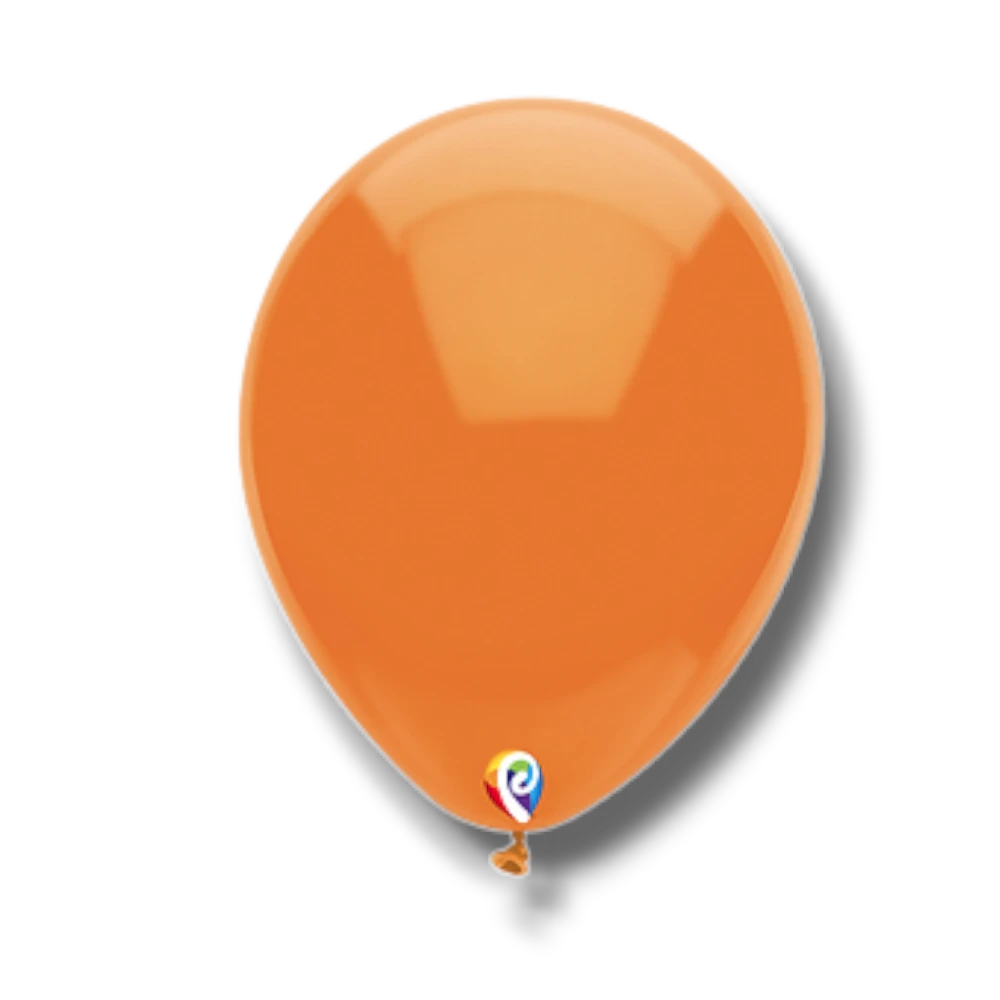 Bolsa De Globos 12" Naranja Liso C/50