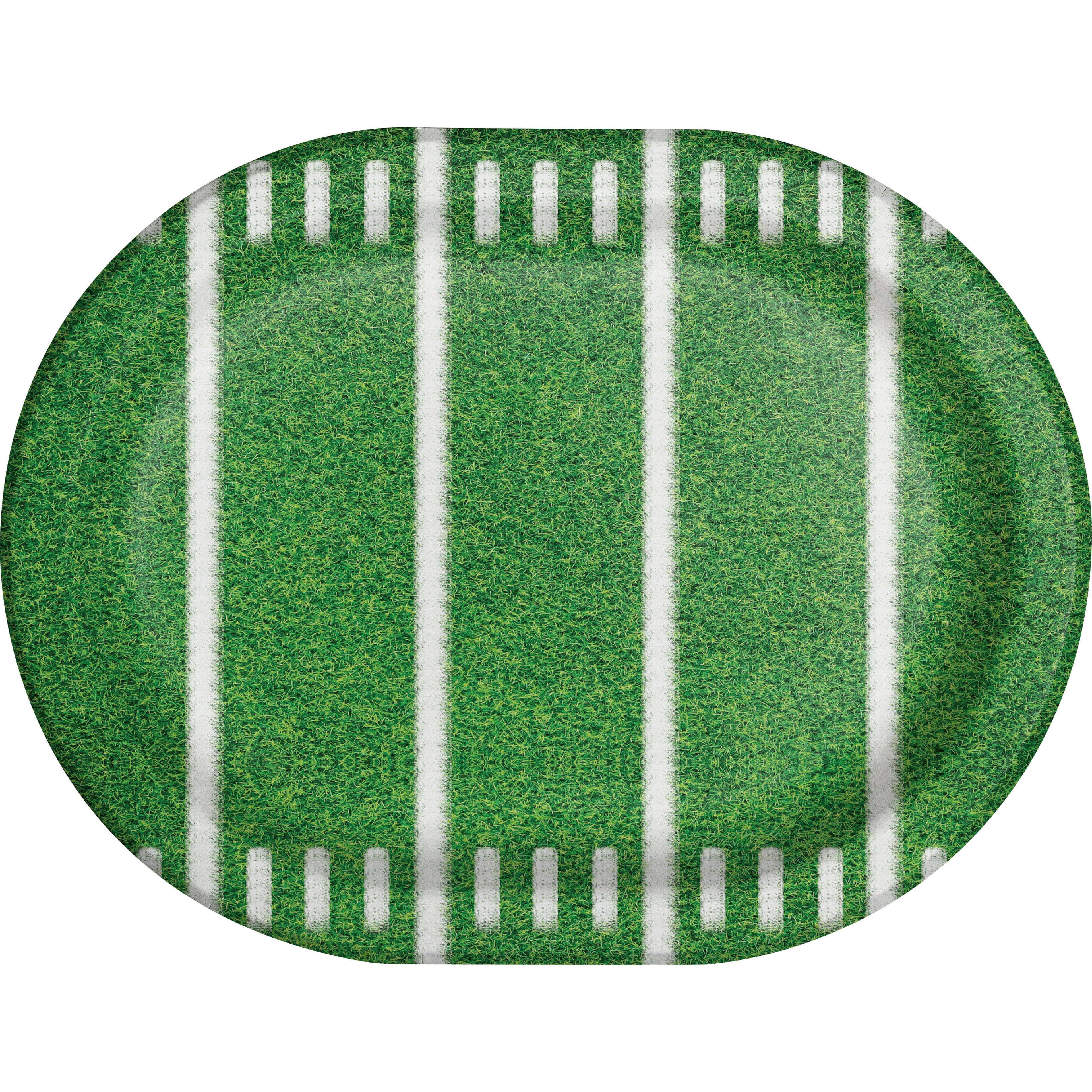 Tailgate Time American Football Oval Plate C/8