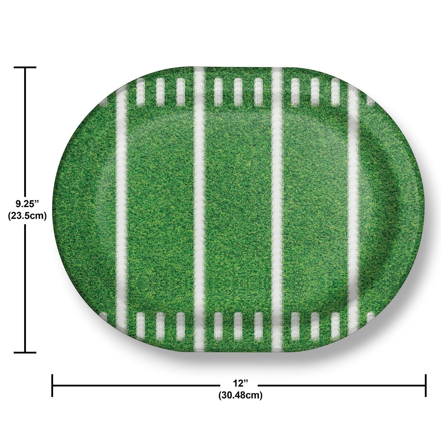Plato Ovalado Tailgate Time Football Americano C/8
