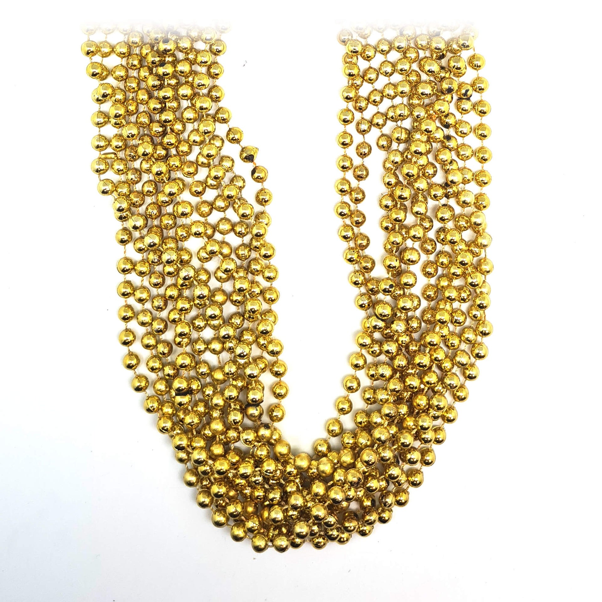 Gold Mardi Gras Necklace C/12