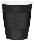 12oz Black Plastic Cups (20 Count)