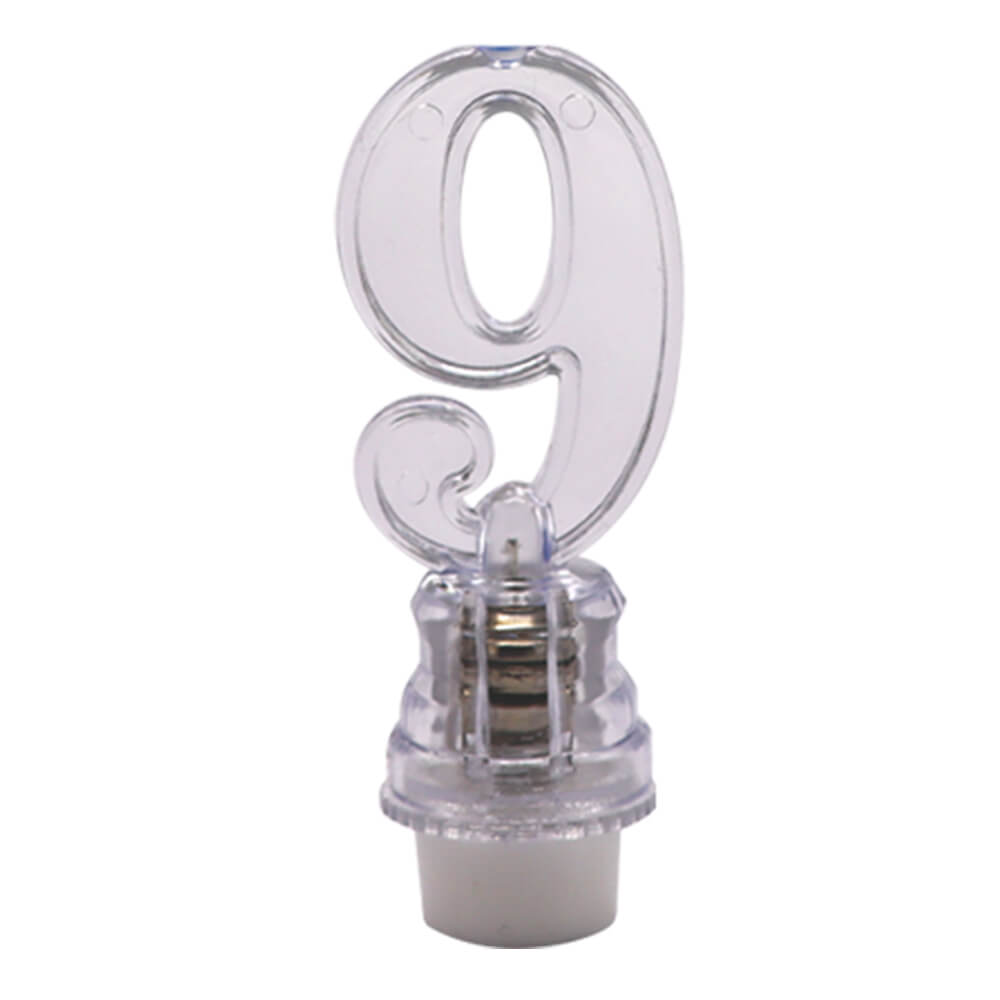 LED Candle Number 9 C/1