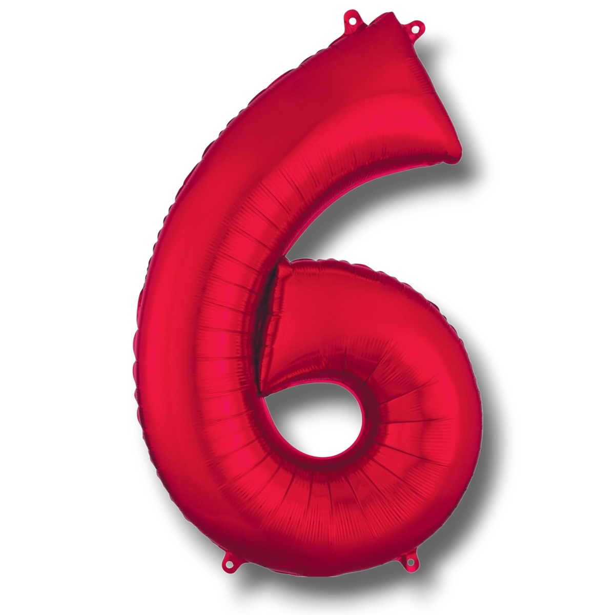 Balloon 36" Number 6 Red C/1