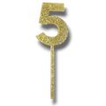 Cake Topper Numero 5 C/1