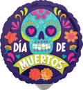Globo 9" Calaverita Dia de Muertos C/1