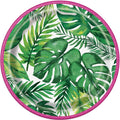 Plate 7" Palm Tropical Luau C/8