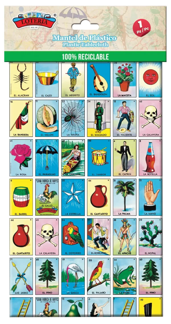 Mantel Loteria Mexicana C/1