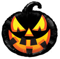 9" Pumpkin Black Balloon