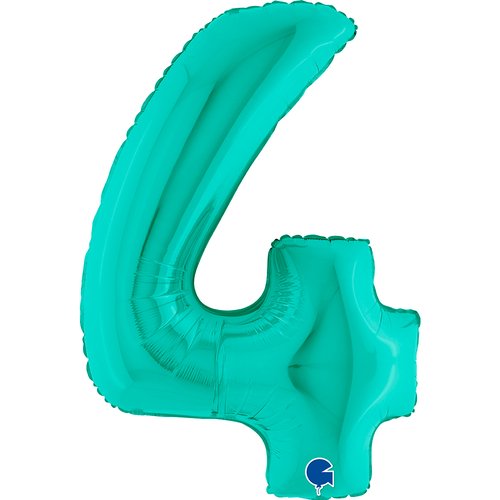 40" Balloon Number 4 Tiffany