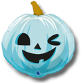 Globo 22" Calabaza Azul C/1