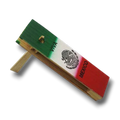 Matraca Madera Tricolor C/1