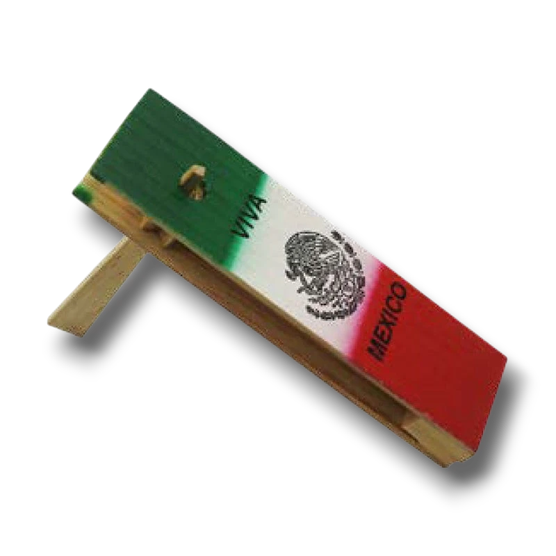 Matraca Madera Tricolor C/1