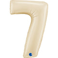 Balloon 40" Number 7 Ivory Cream C/1