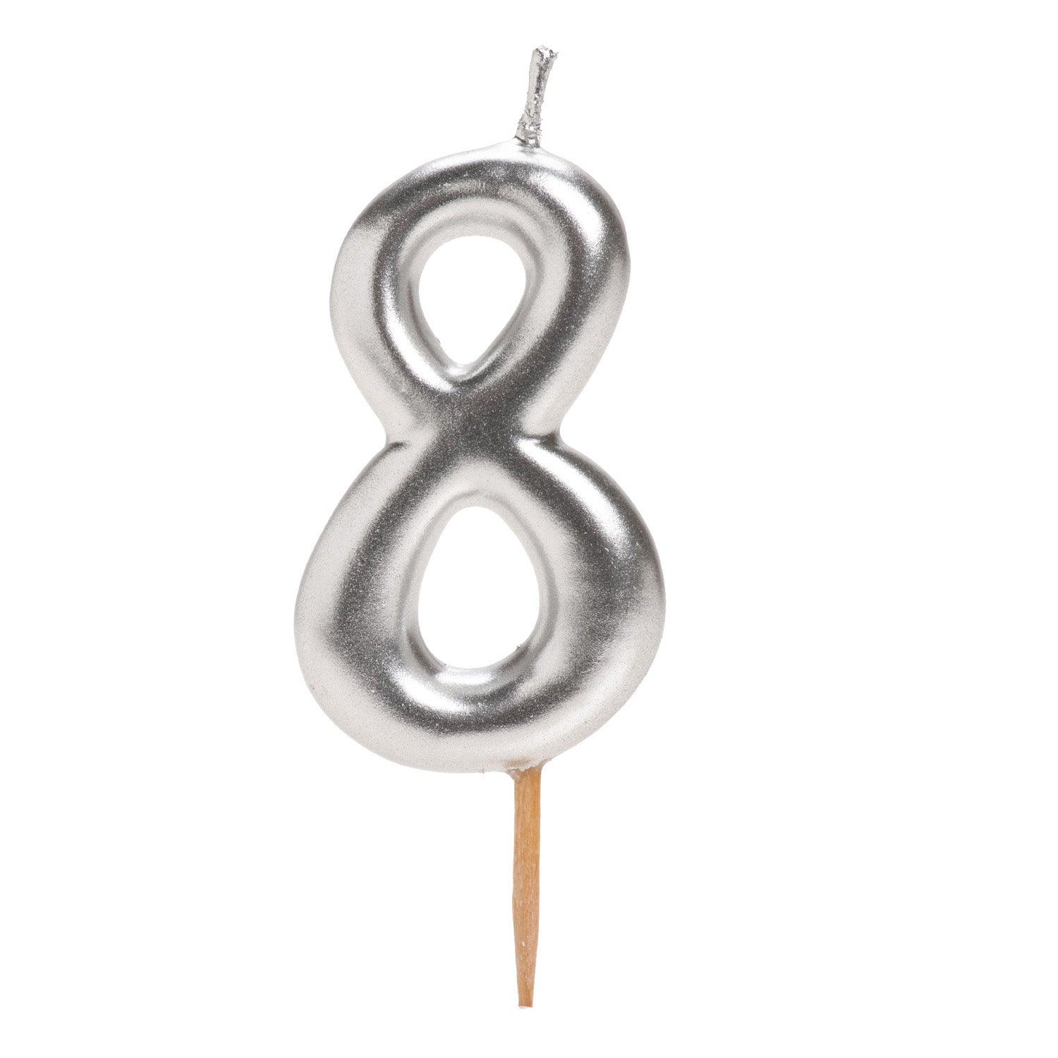 Vela Comic Plata Numero 8 C/1