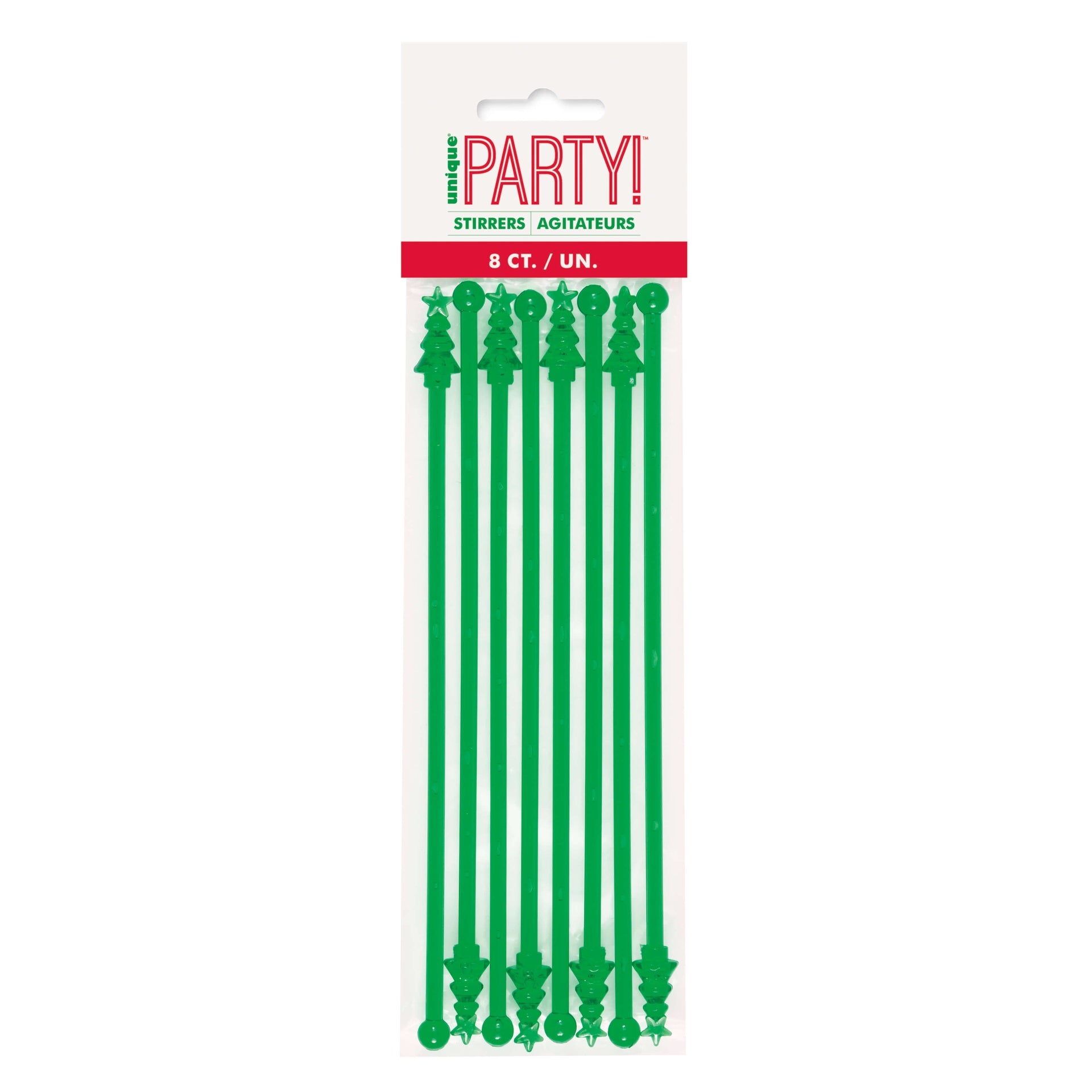 Agitador De Acrilico Arbol Navidad C/8