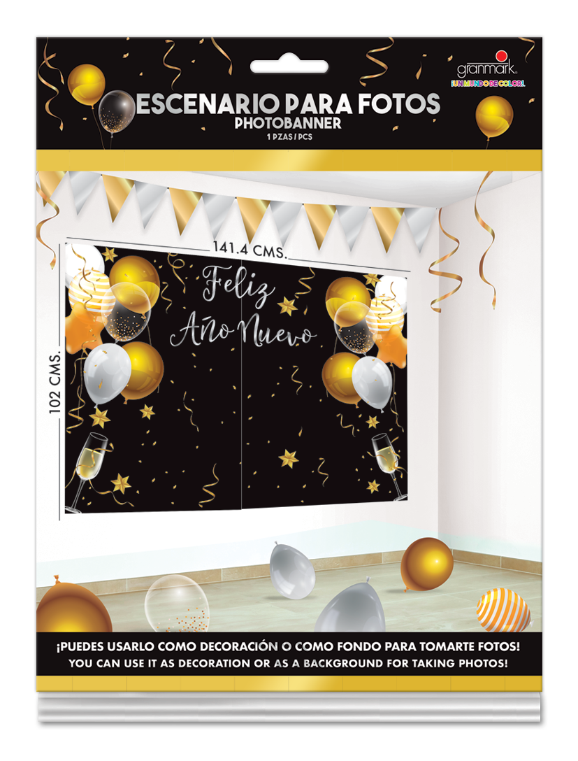 Escenario Para Fotos Feliz Año Nuevo C/2