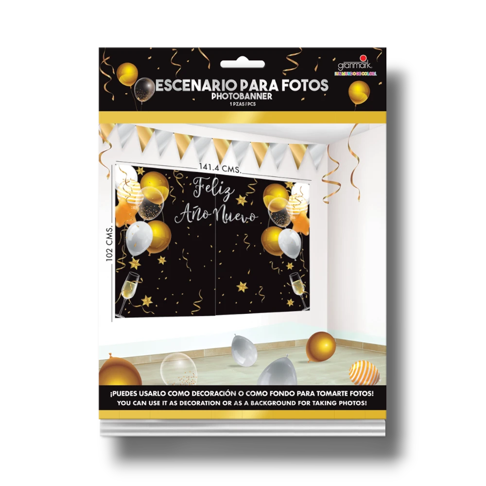 Happy New Year Photo Backdrop C/2