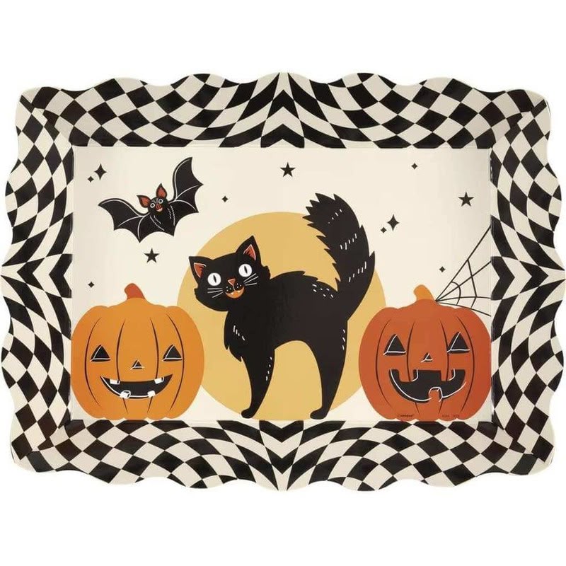 Charola Carton Gato y Calabazas C/1