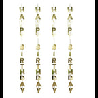 Happy Birthday Foil Strips for Balloon C/5