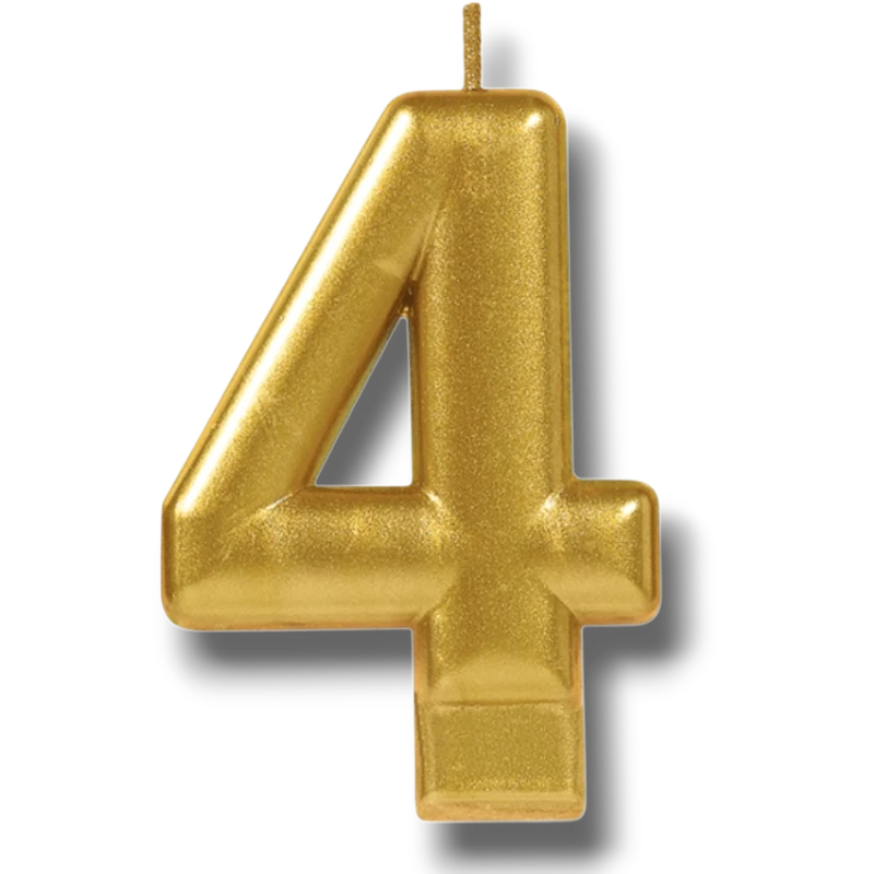 Golden Number Candle 4 C/1