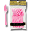 Tenedores Rosa Bebe C/20