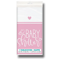 Baby Shower Pink Hearts Tablecloth C/1