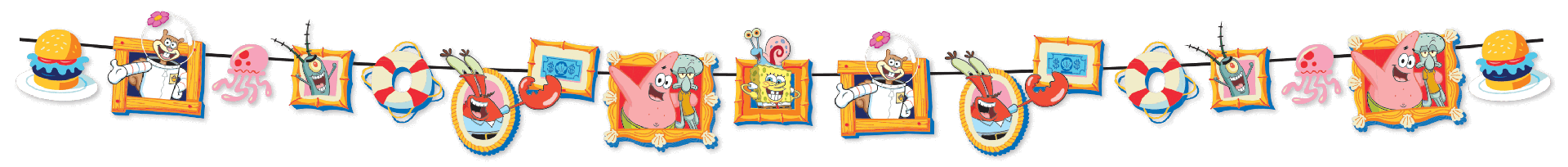 SpongeBob SquarePants Die-Cut Mobile Garland (1 Piece)