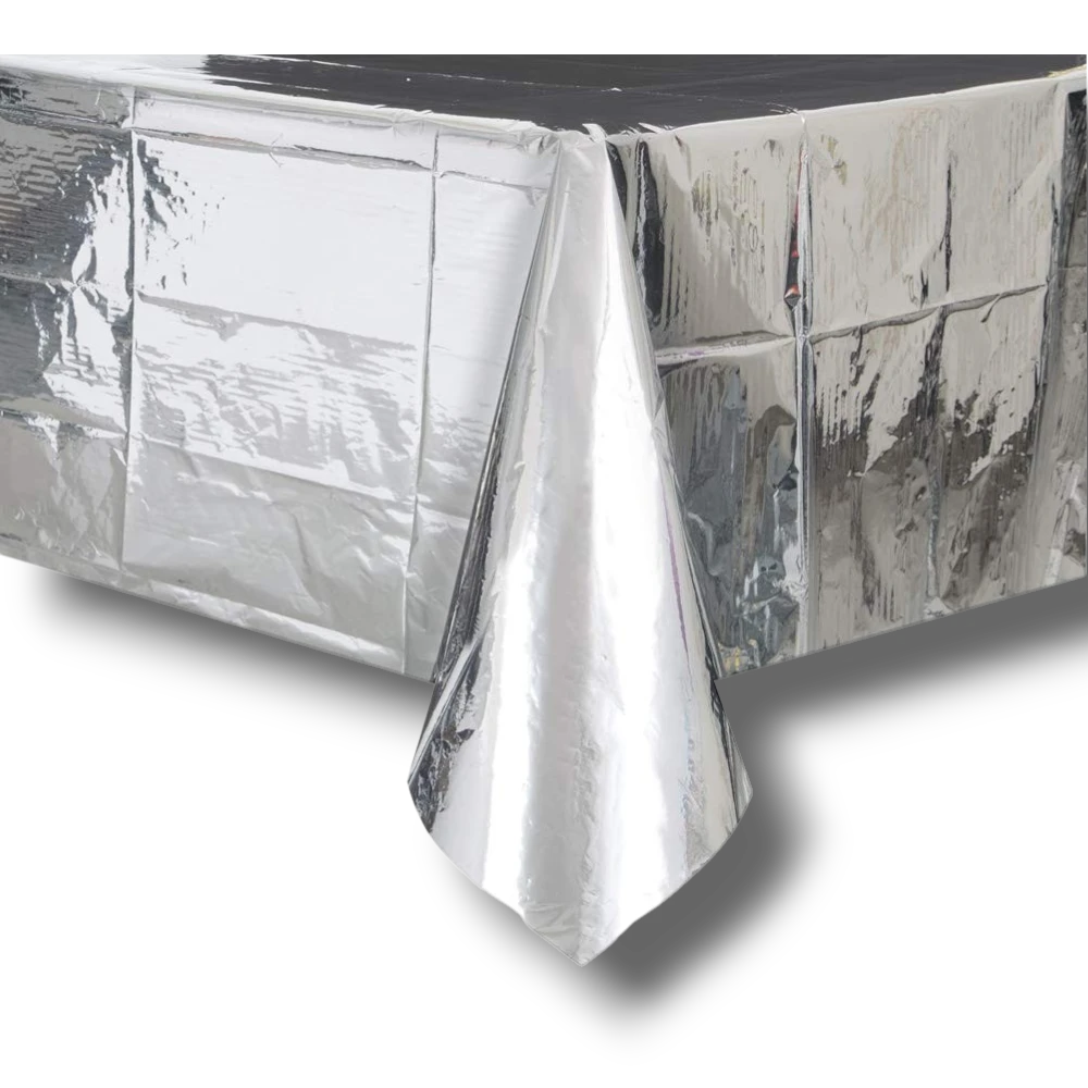Mantel Foil Plata Metalico C/1