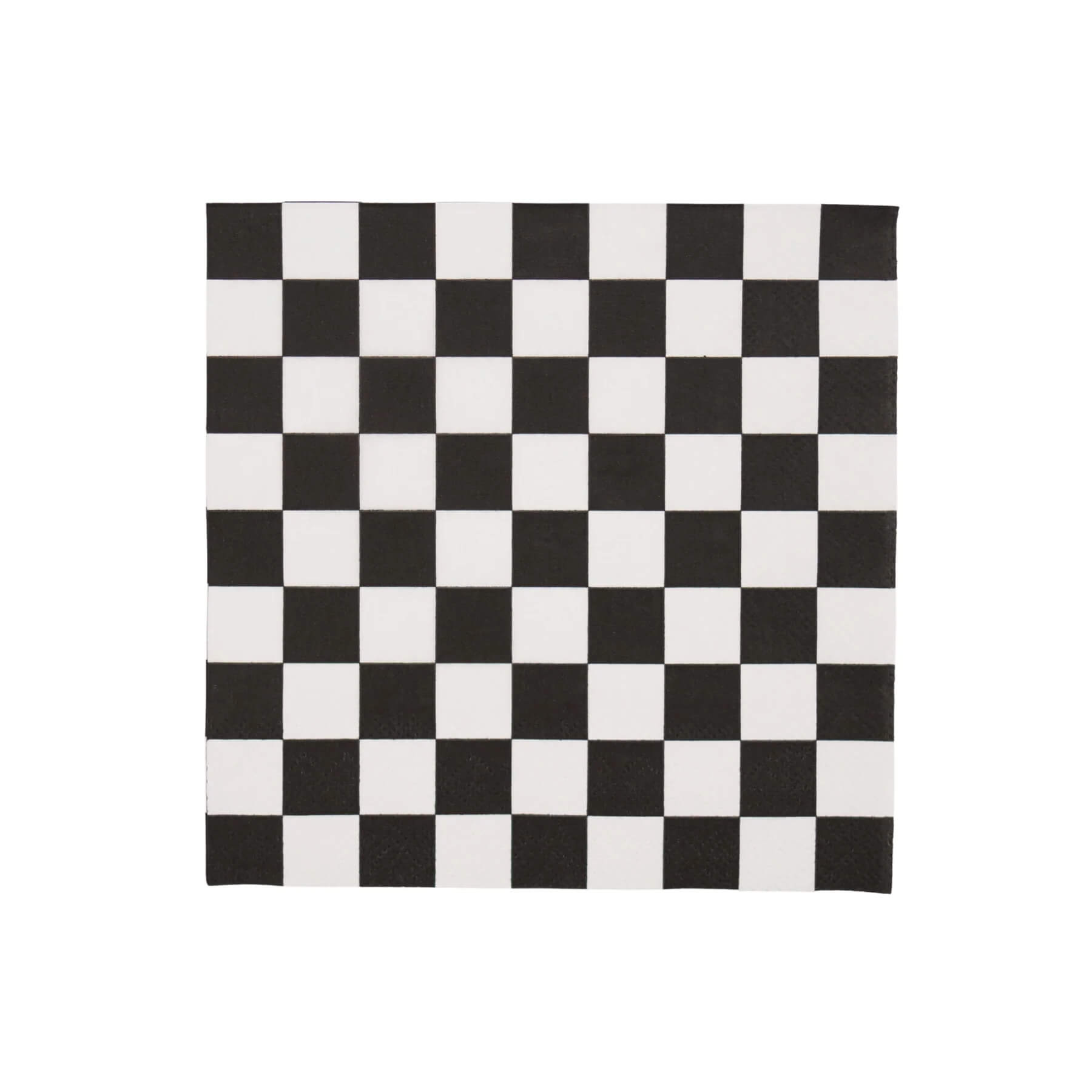 Servilleta G Black & White Checks C/20