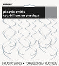 Swirl Decorations Silver C/8