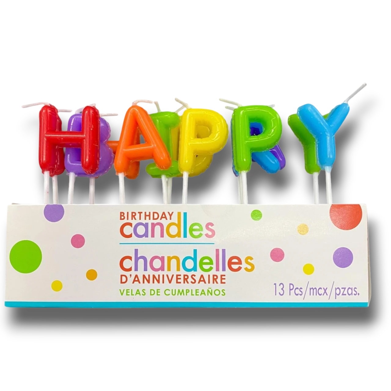 Happy Birthday Candle Colors C/1