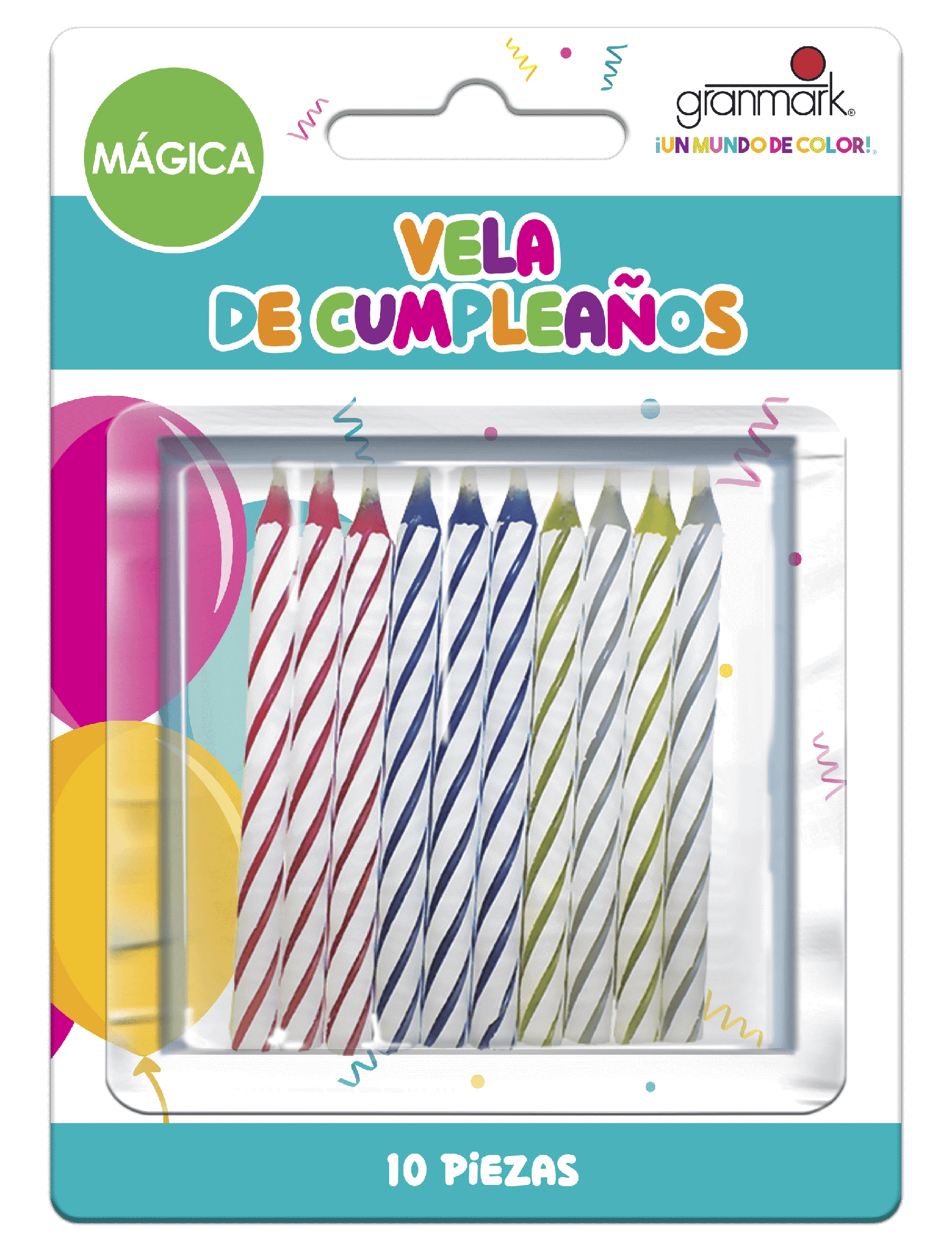 Vela Magica Surtida C/10