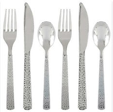 Cubiertos Surtido Plata C/24