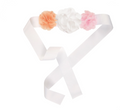 Baby Shower Flowers Bump Sash C/1