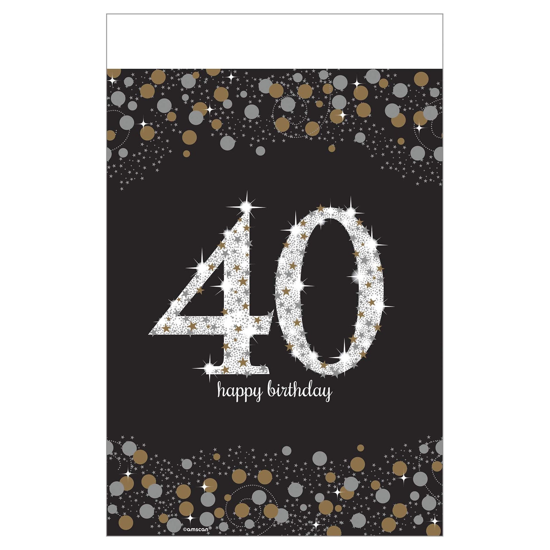 Sparkling Celebration Tablecloth 40 C/1