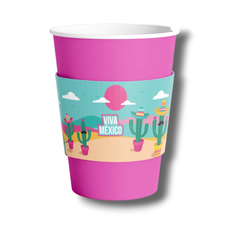 Manga Para Vaso Mexico Desierto C/8