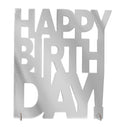 Centro De Mesa Happy Birthday Silver C/1