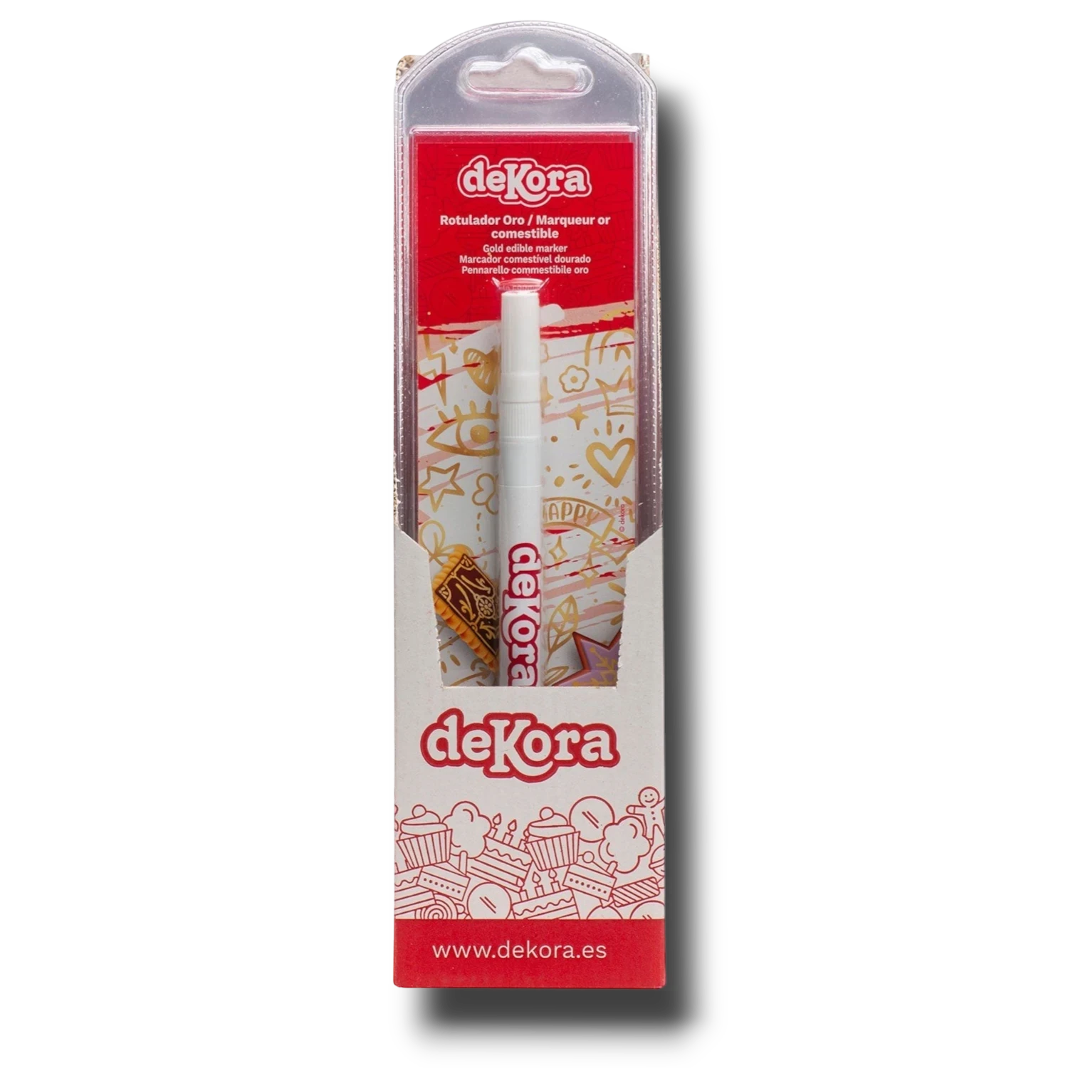 Edible Cake Marker, Gold Color, 1 Pack
