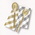 Plastic Utensils Dorado C/4
