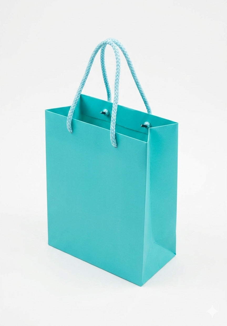 Bolsa De Regalo Mini Turquesa C/1