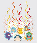 Decoracion En Espiral Pokemon C/12