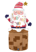 28" Adorable Santa Balloon (1 per balloon)