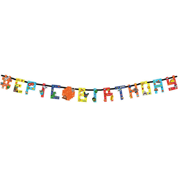 Letrero Movil Jumbo Epic Birthday C/1