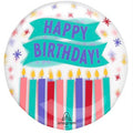 Burbuja 18" Happy Bday Candles C/1