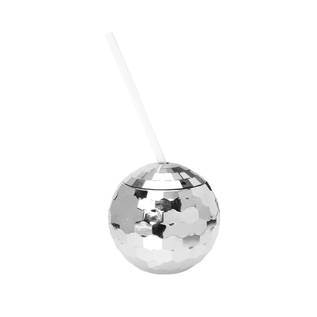 Vaso Bola Disco Plata C/1